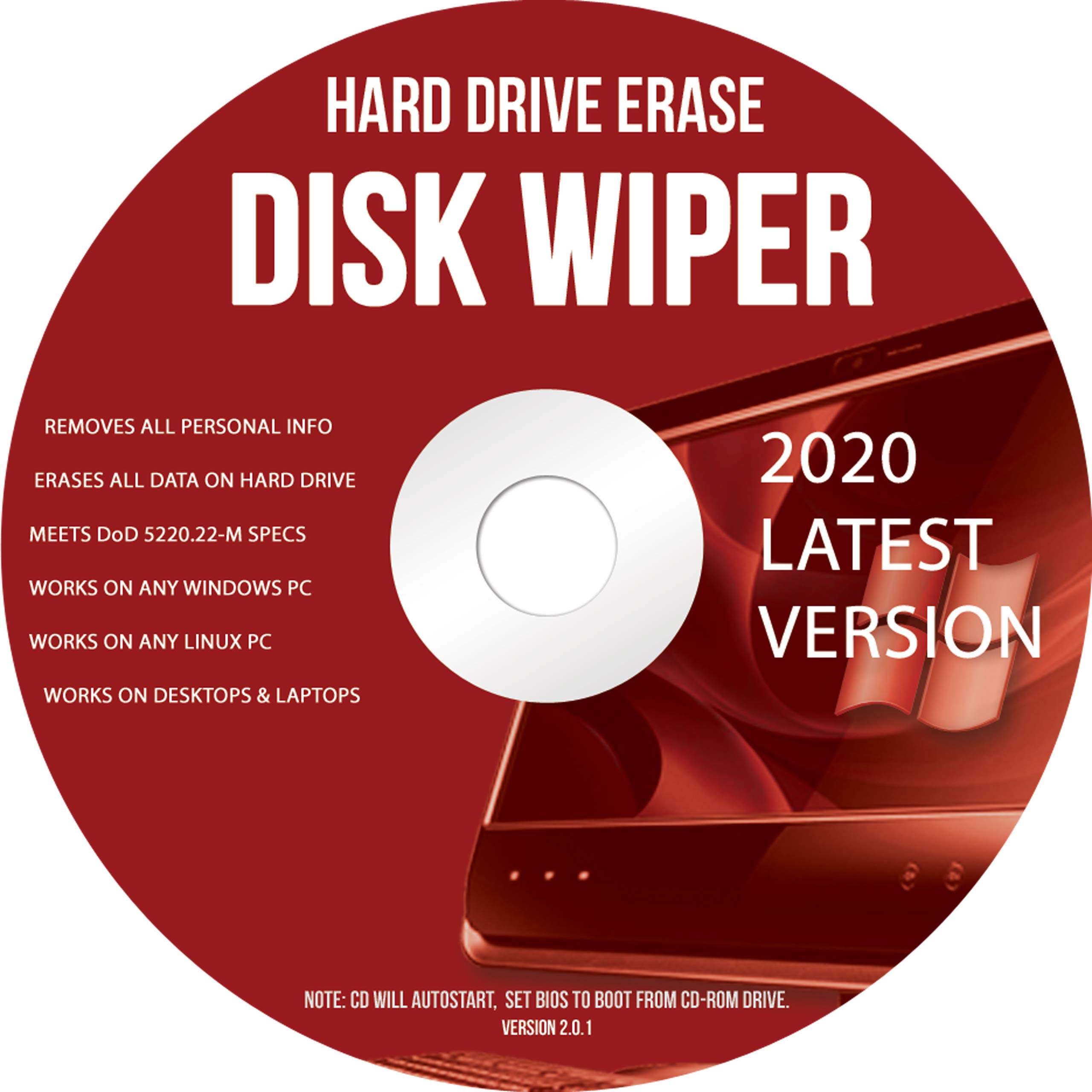Ralix Hard Drive Disk Wiper 32/64 Bit - Compatible With Windows, Mac, and Linux 