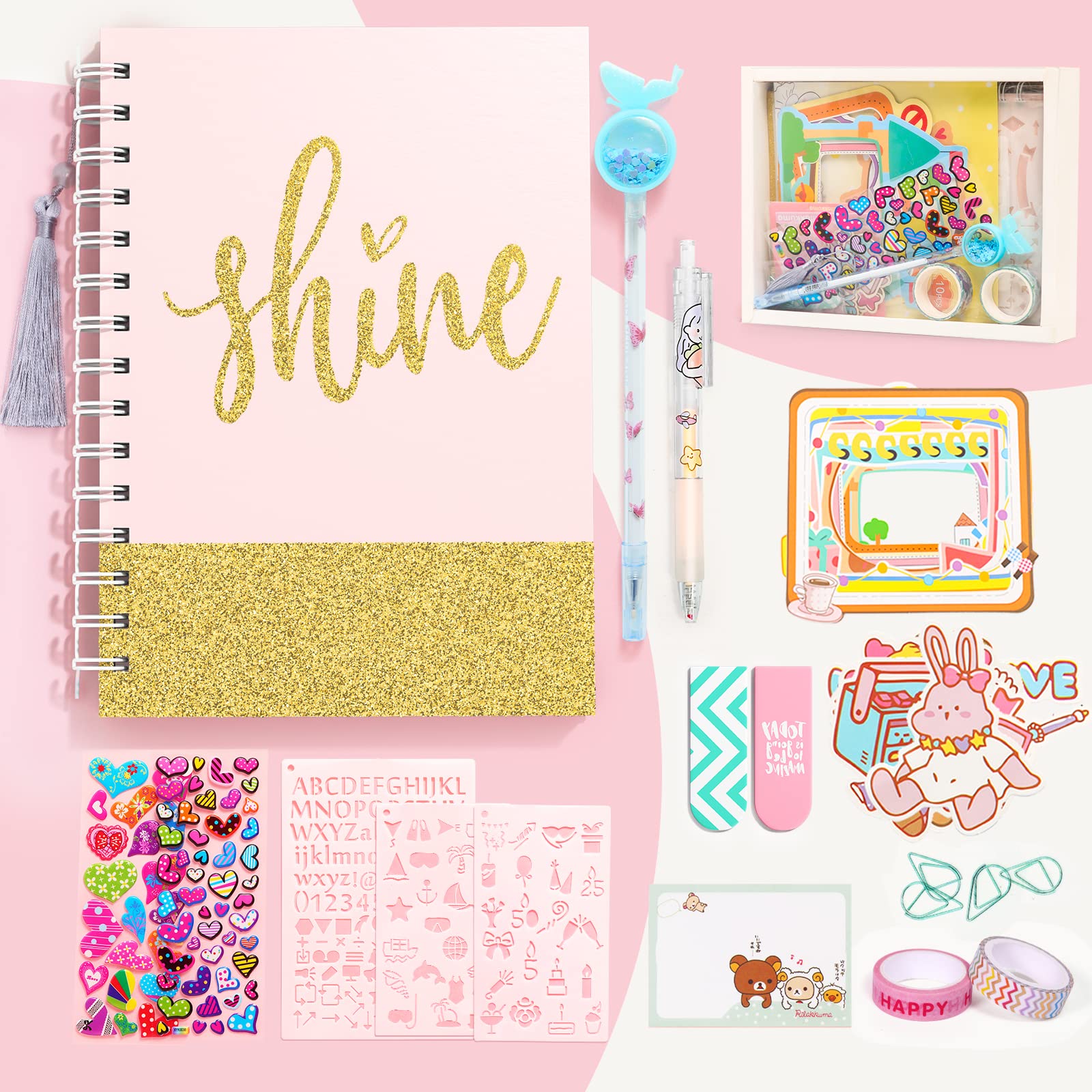 DIY Journaling Set Gifts for Girls Age of 8 9 10 11 12 13 Years Old and Up Perso