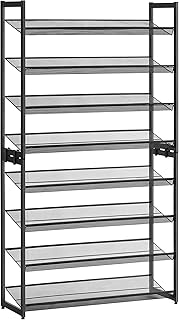 SONGMICS 8 Tier Shoe Rack, 32-40 Pairs, Metal