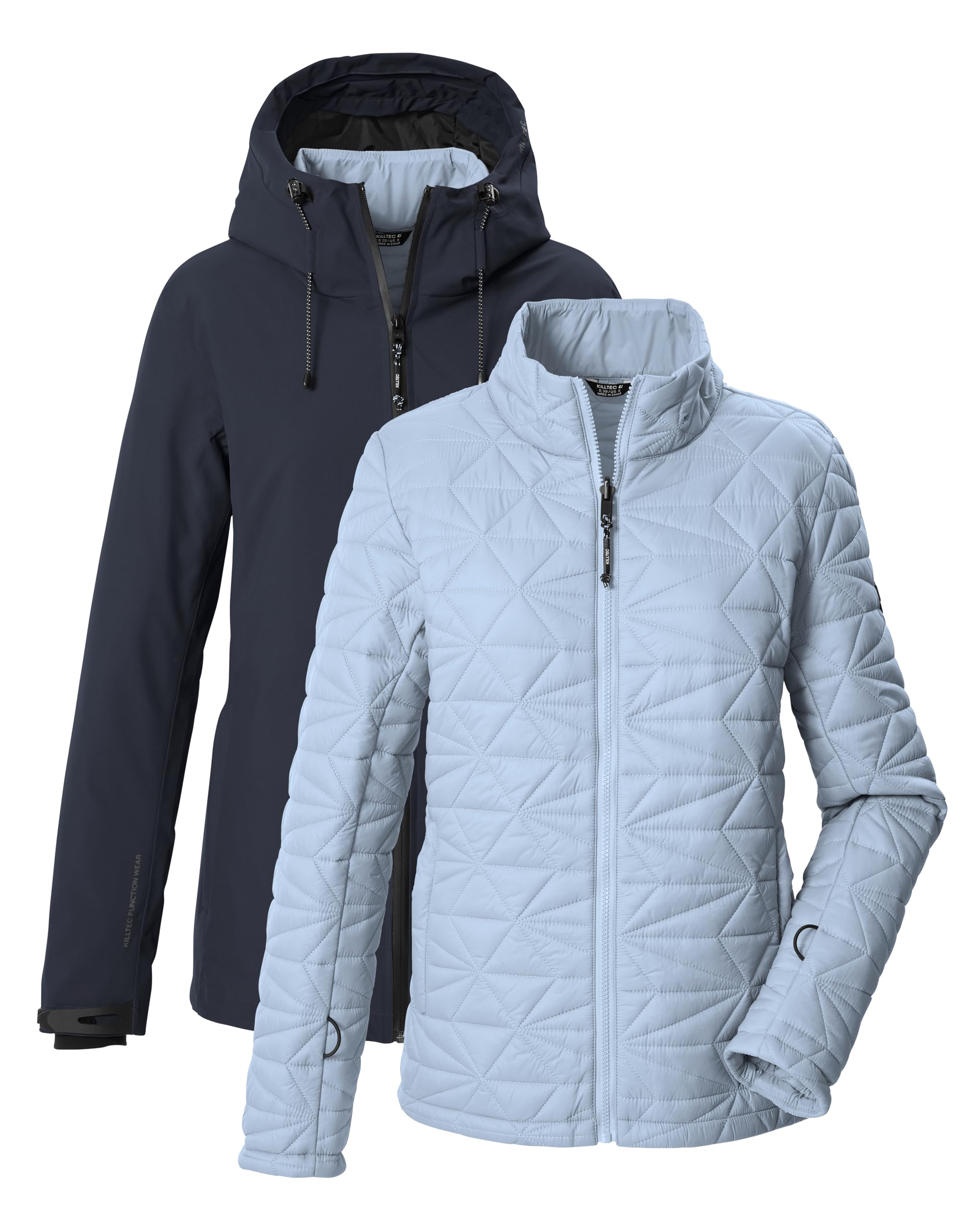killtec Women Functional 3 in 1 Hooded Jacket KOW 20 WMN JCKT
