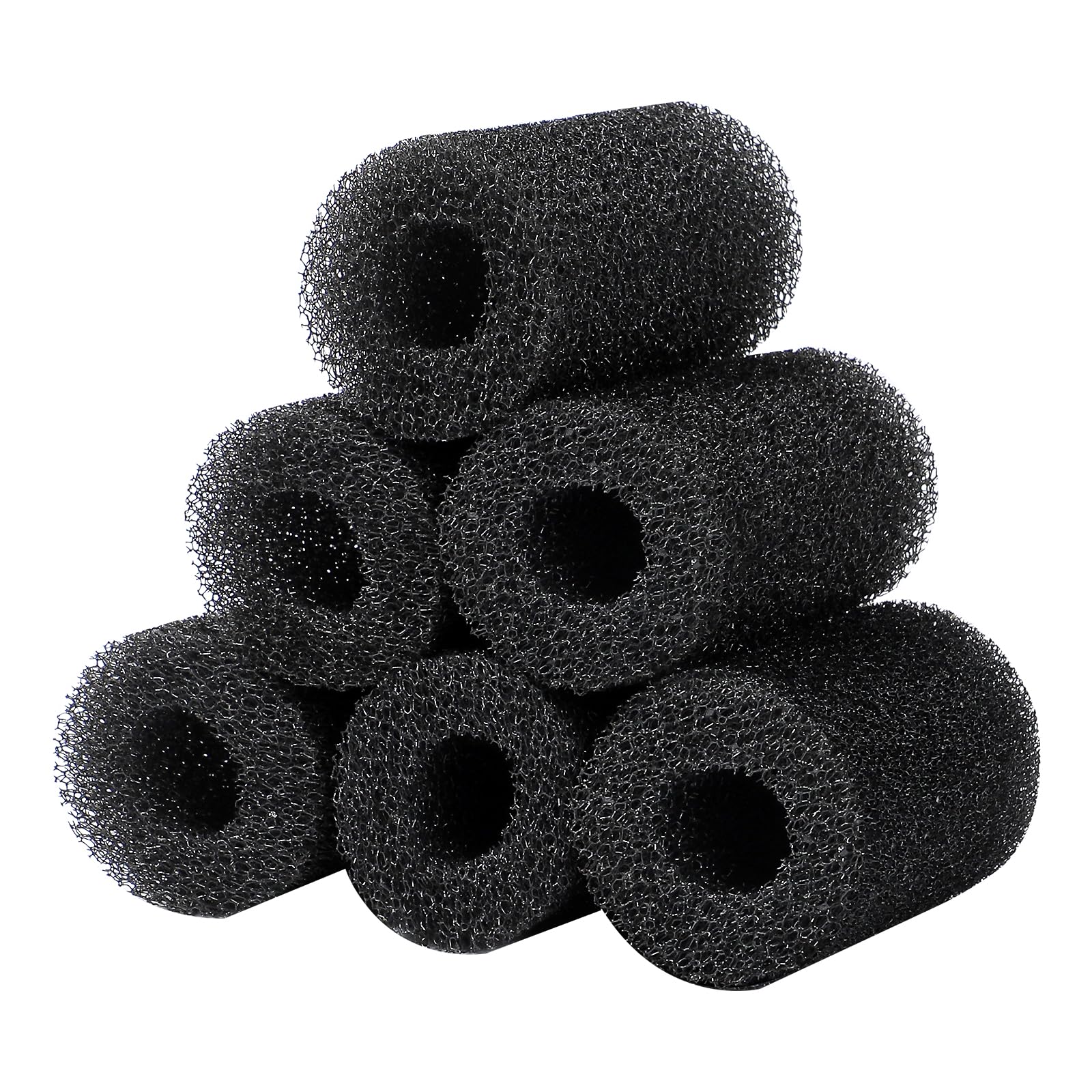 AQUANEAT 6-Pack Pre-Filter Sponge for Aquarium Shrimp Fry Fish Tank Filter 0.8” 