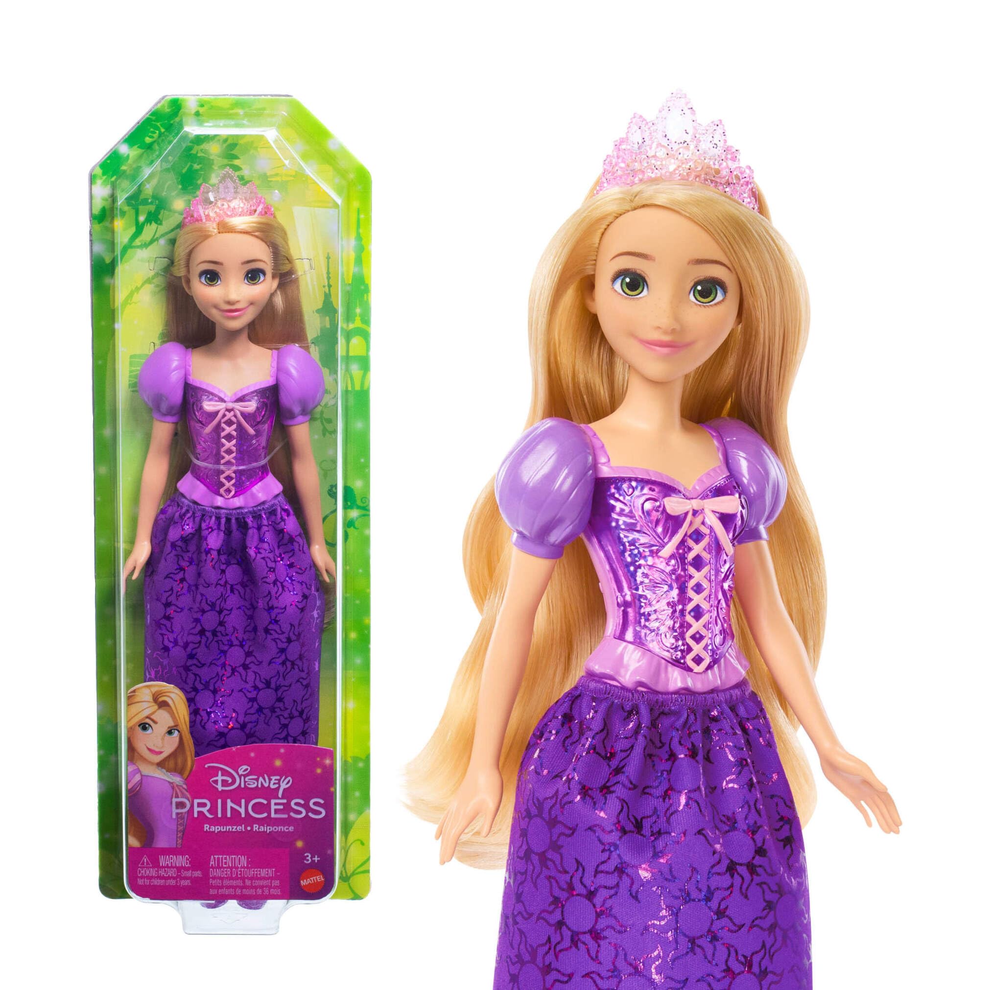 Mattel Disney Princess Rapunzel Fashion Doll Classic Look | Shiny fashion with s