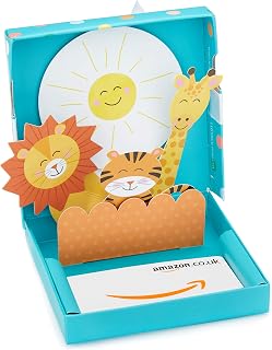 Amazon.co.uk Gift Card in a Welcome Baby Pop-Up Box