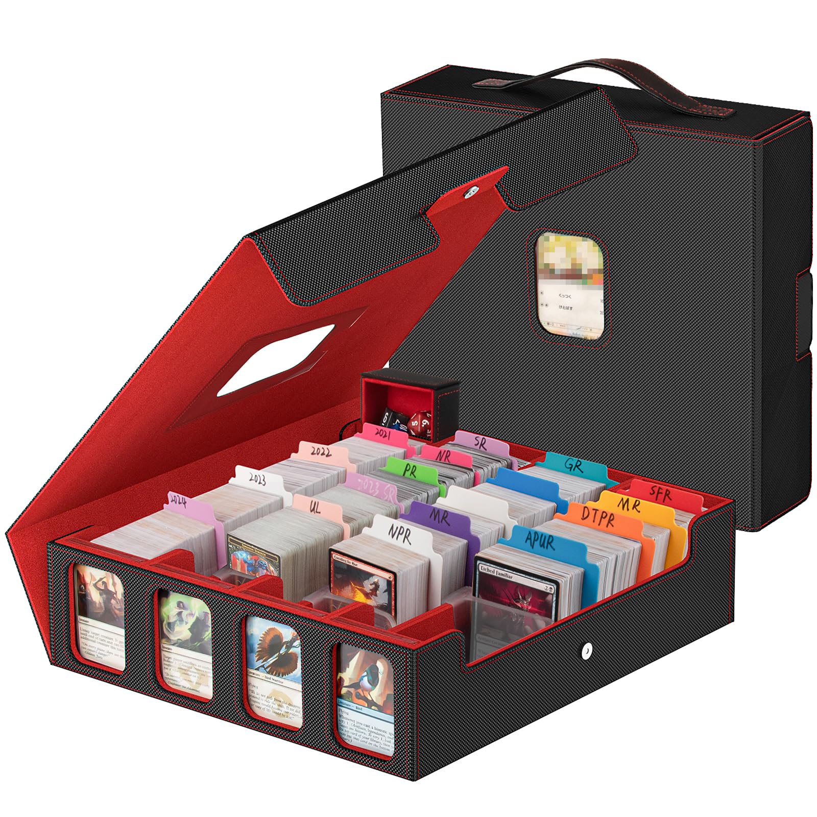 Gomyrod 4 Row 3200+ Trading Card Storage with Commander Display [US Patent] | MT