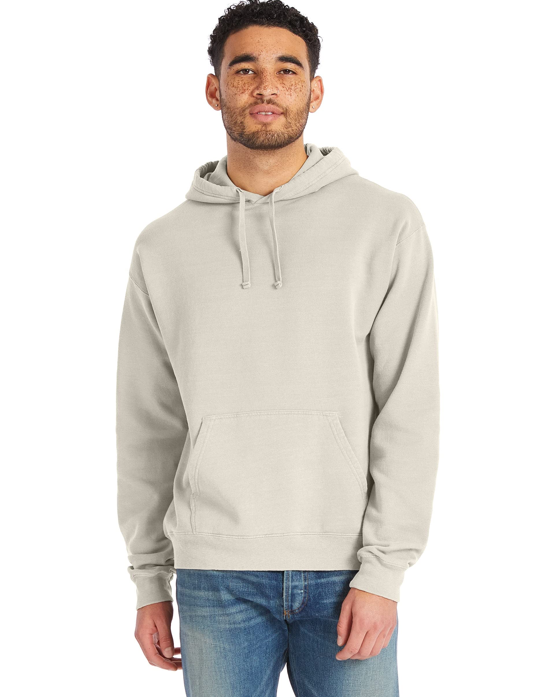 Hanes Big Mens ComfortWash Garment Dyed Fleece Hoodie Sweatshirt