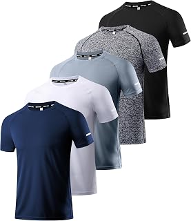 Boyzn 1, 3, 5 or 7 pack men's sports t-shirts. Short sleeve, functional, breathable and quick drying. Ideal for running, fitness, bodybuilding and summer.