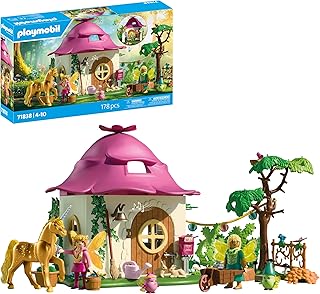 Playmobil | Magic Unicorns | Lucky Lavender Unicorn with Fairy | With adorable details and interchangeable accessories for children aged 4 and up | 71843