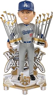 Shohei Ohtani Los Angeles Dodgers 2025 Back To Back World Series Champions Celebration Bobblehead MLB