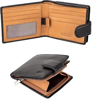 Wallet for Men UK Genuine Leather RFID Mens Wallet Coin Pocket