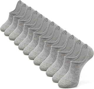 IDEGG Women & Men No Show Low Cut Anti‑Slip Casual Sports Running Socks