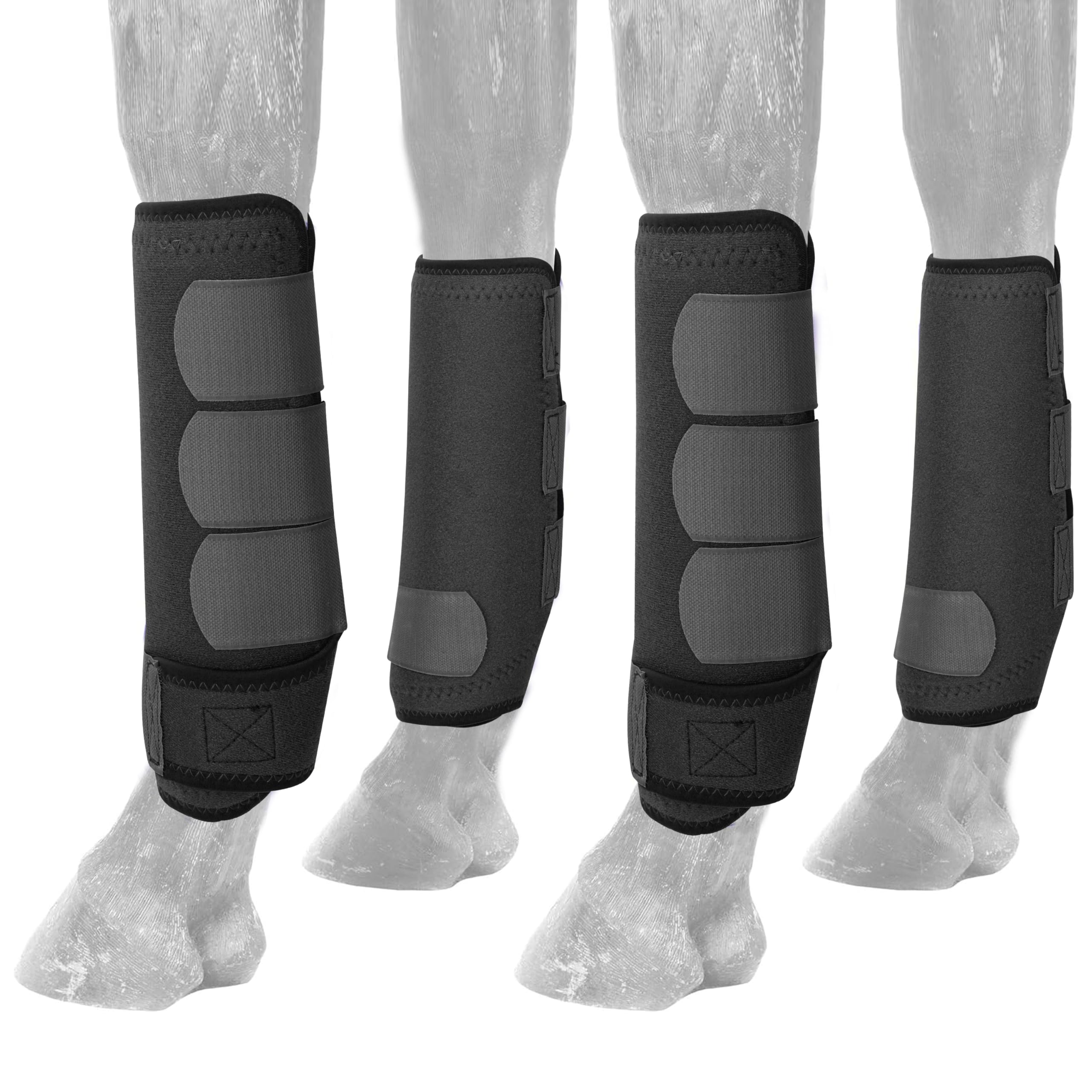 AccompMe Medicine Horse Boots Splint Boots for Horses Protective Lower Limb Brus