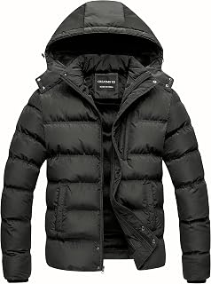 Men's Puffer Jacket Waterproof Winter Parka jacket Warm Thicken Ski Coat