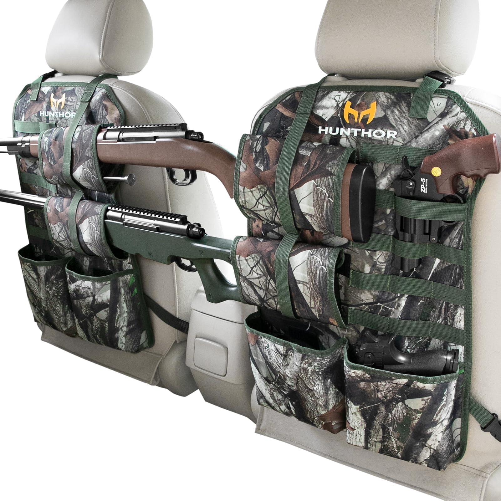Truck Gun Rack, 2 Pack Seat Back Rifle & Shotgun Organizer, 900D Oxford | Huntin