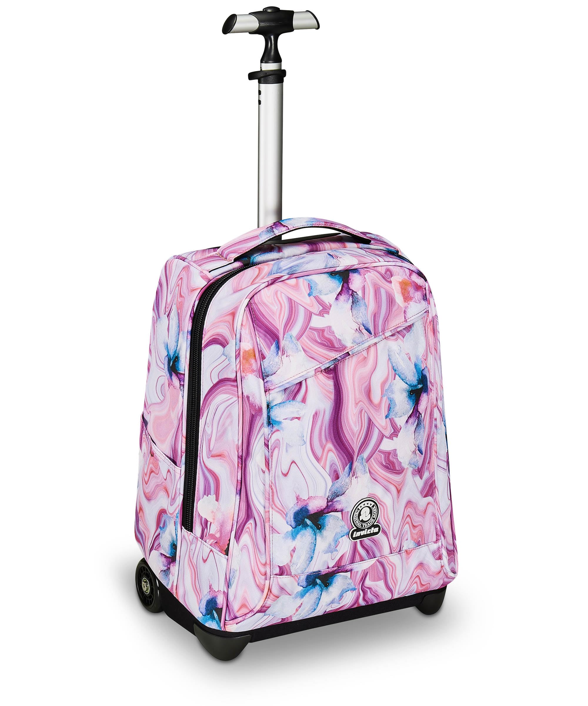 Invicta Trolley Benin 2 en 1, cartable à roulettes, sac à dos avec fonction trol