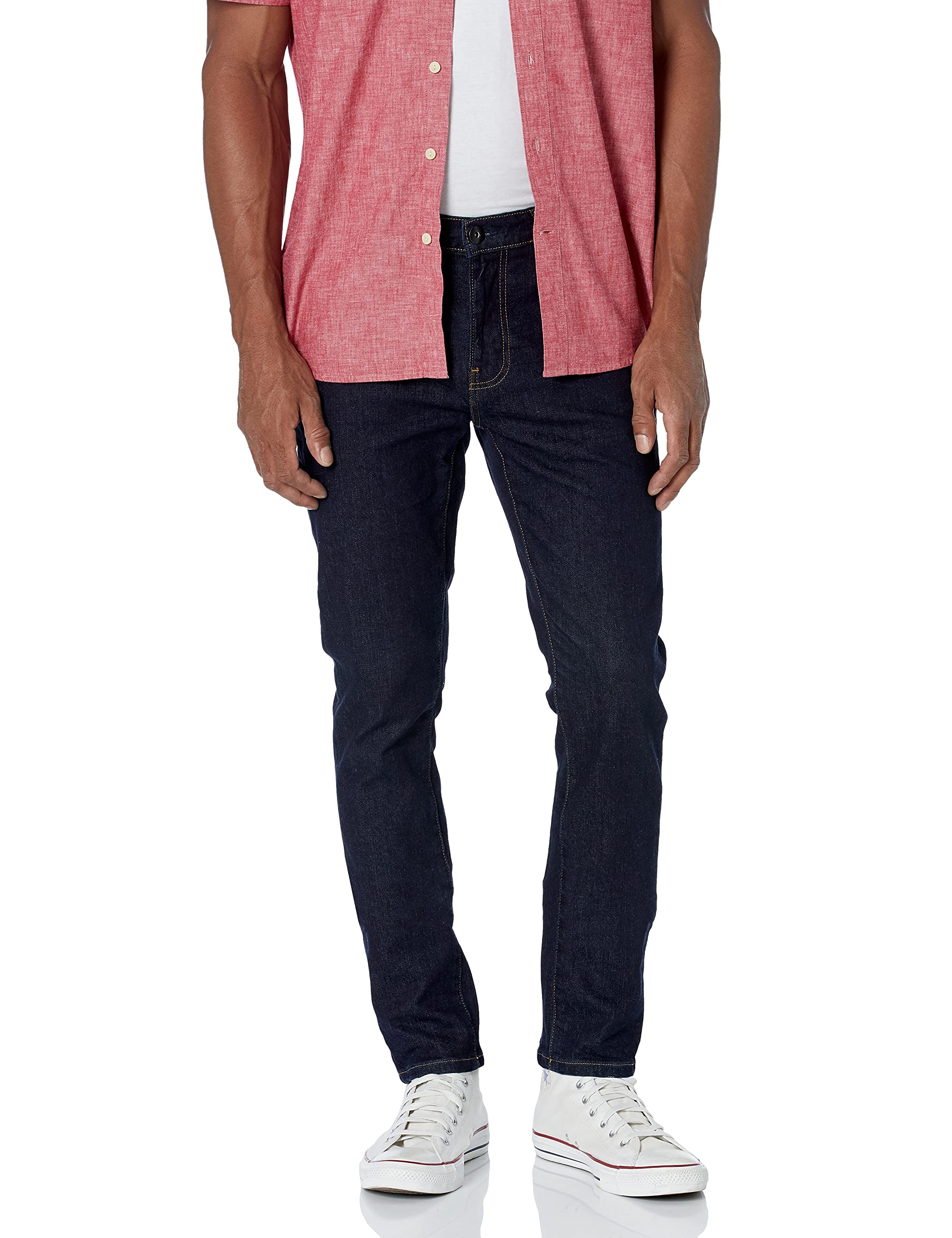Amazon Essentials Men's Skinny Fit Comfort Stretch Jeans - Run Colours