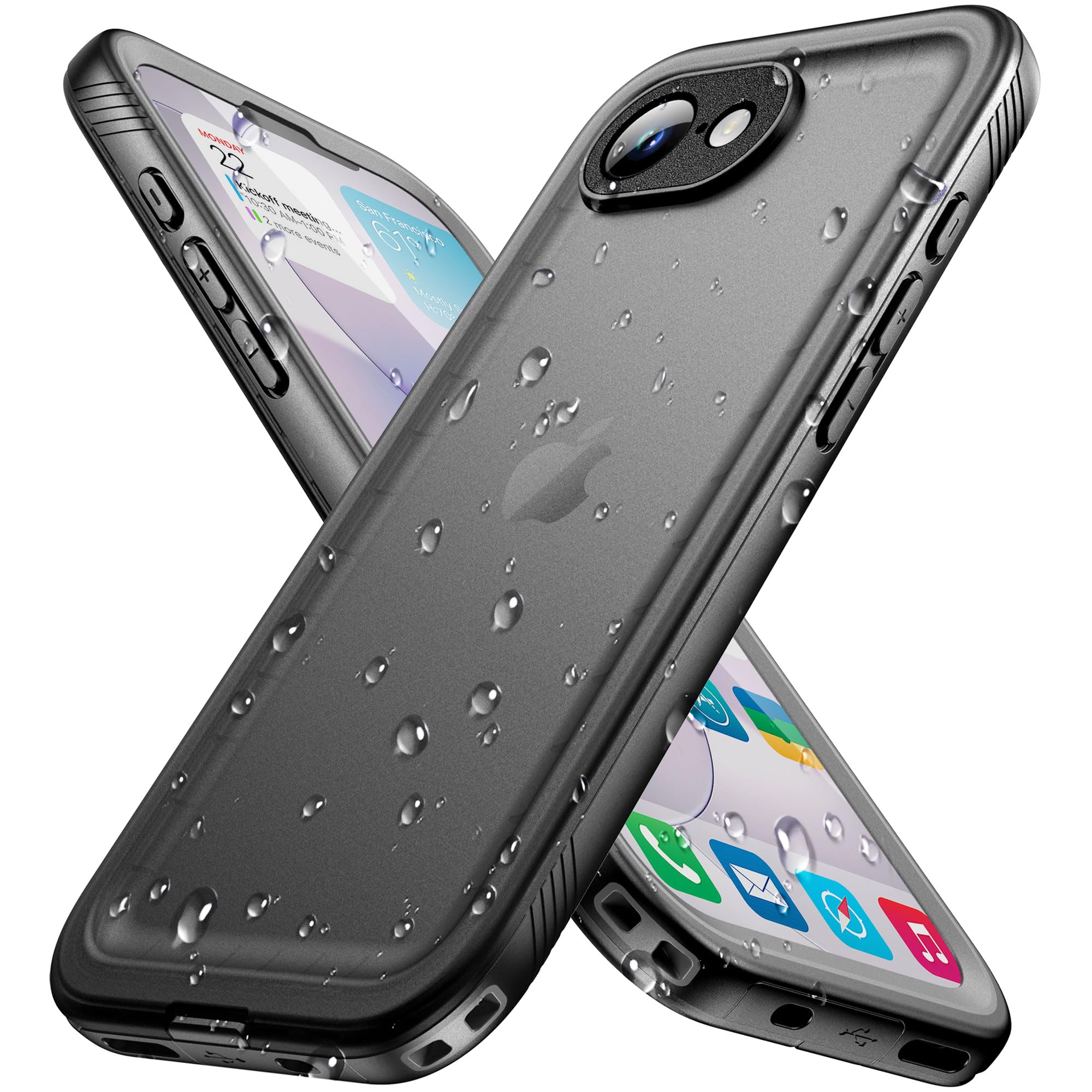 Cozycase TOP Military Protection Waterproof 360 Case for iPhone SE 2022