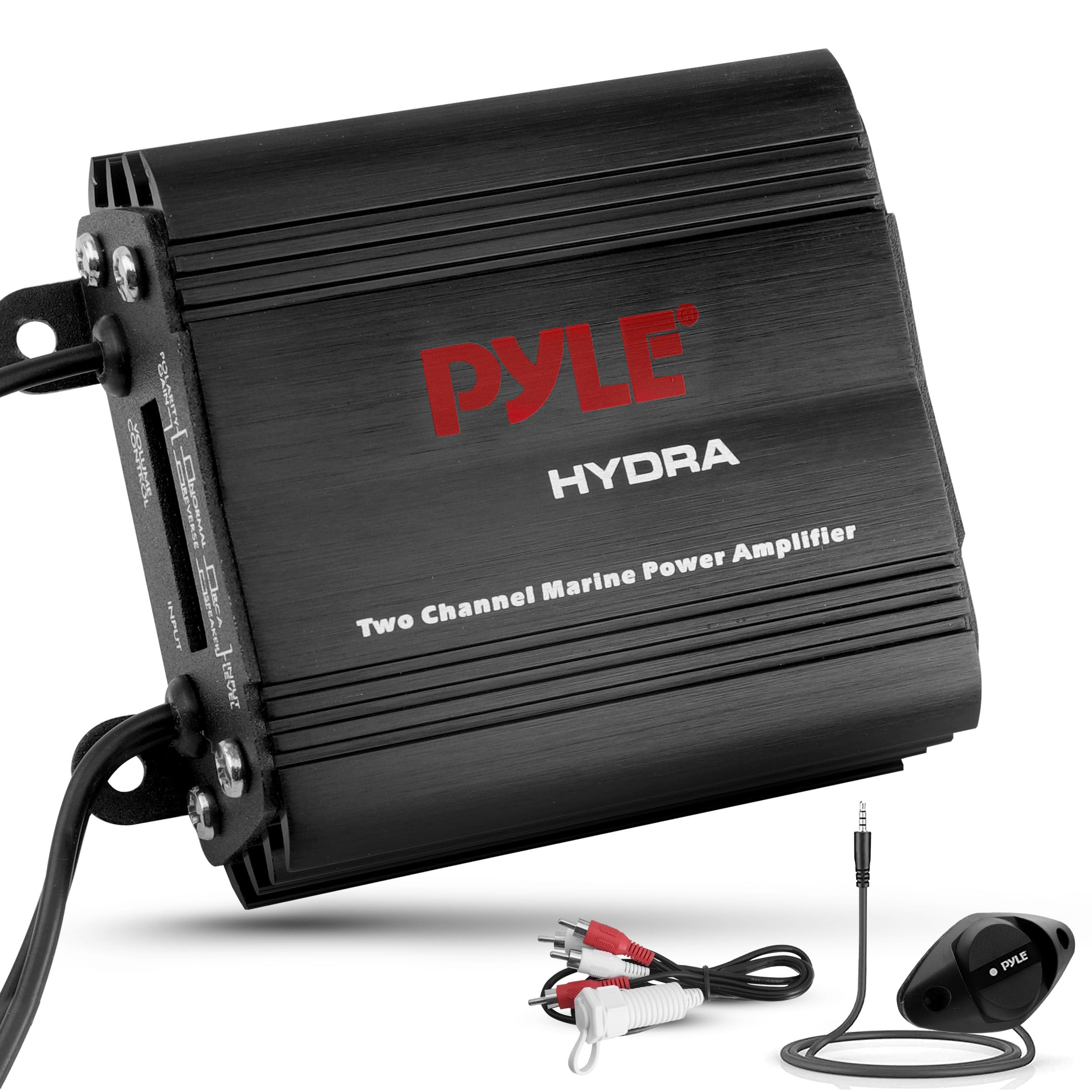 Pyle 2-Channel Marine Amplifier Receiver - Waterproof and Weatherproof Audio Sub