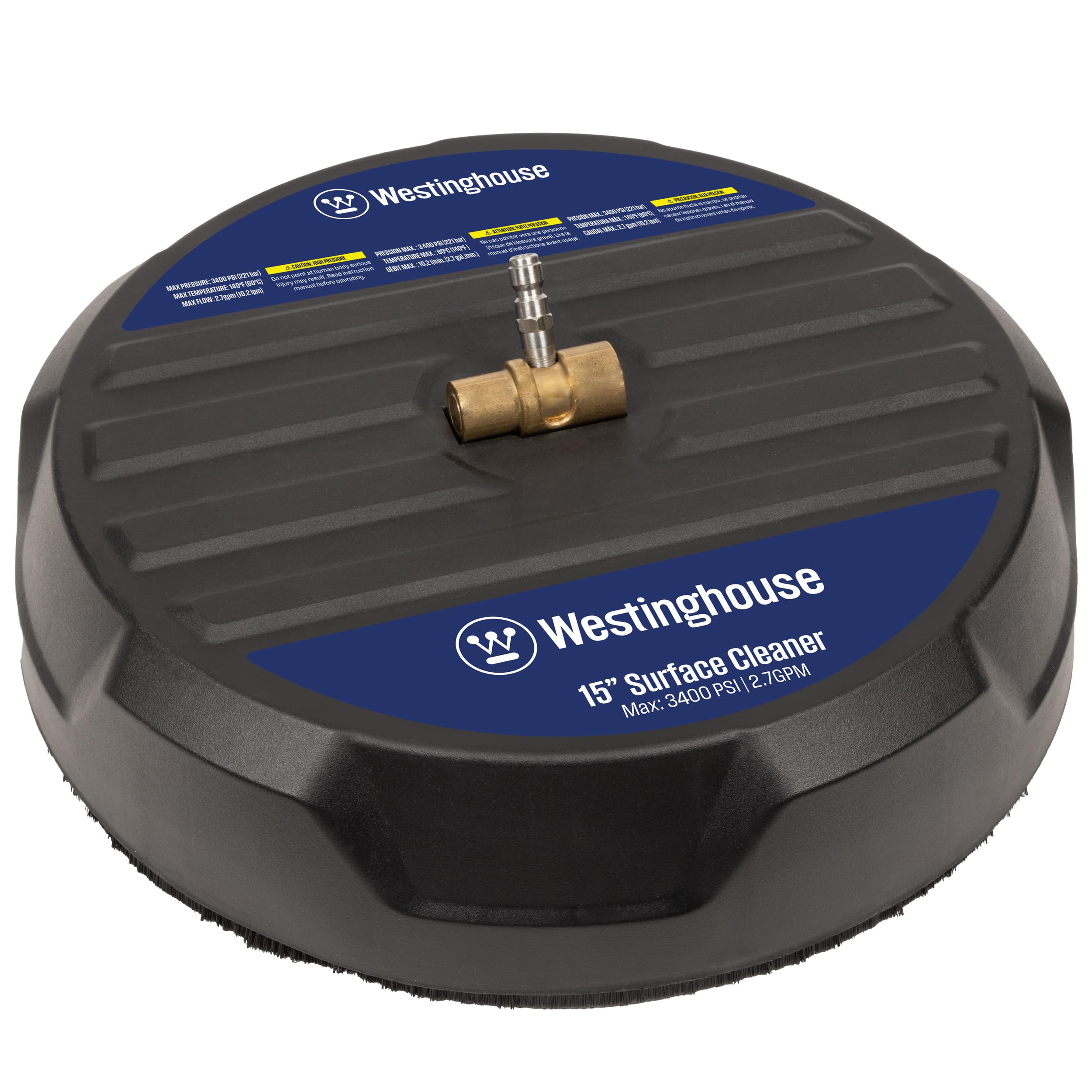 Westinghouse Universal 15” Pressure Washer Surface Cleaner Attachment - 3400 Max