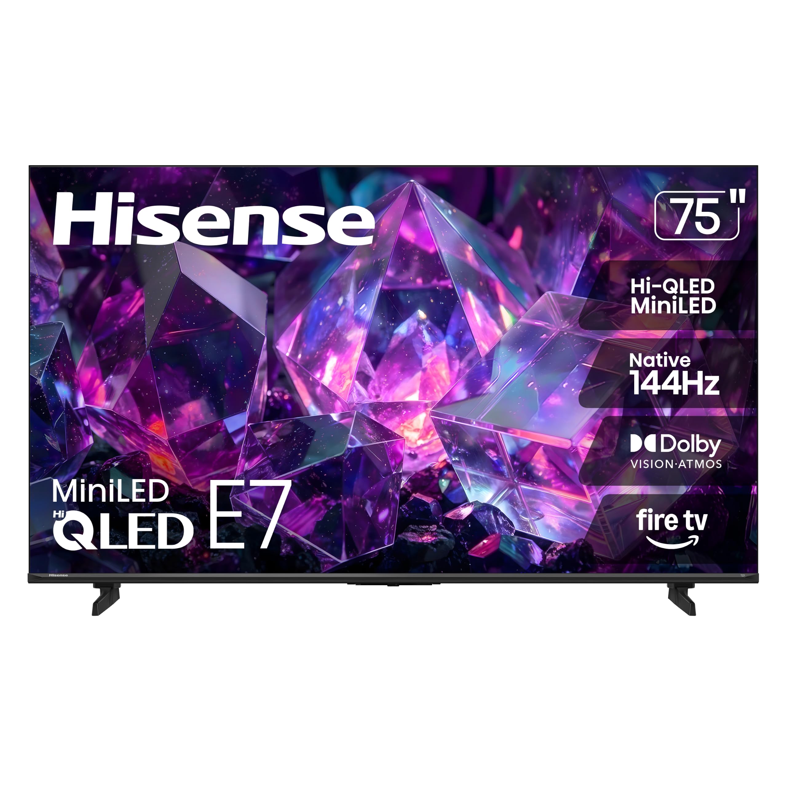 Hisense 75" E7 Cinema Series Hi-QLED Mini-LED 4K UHD Smart Fire TV (75E7SF, 2026