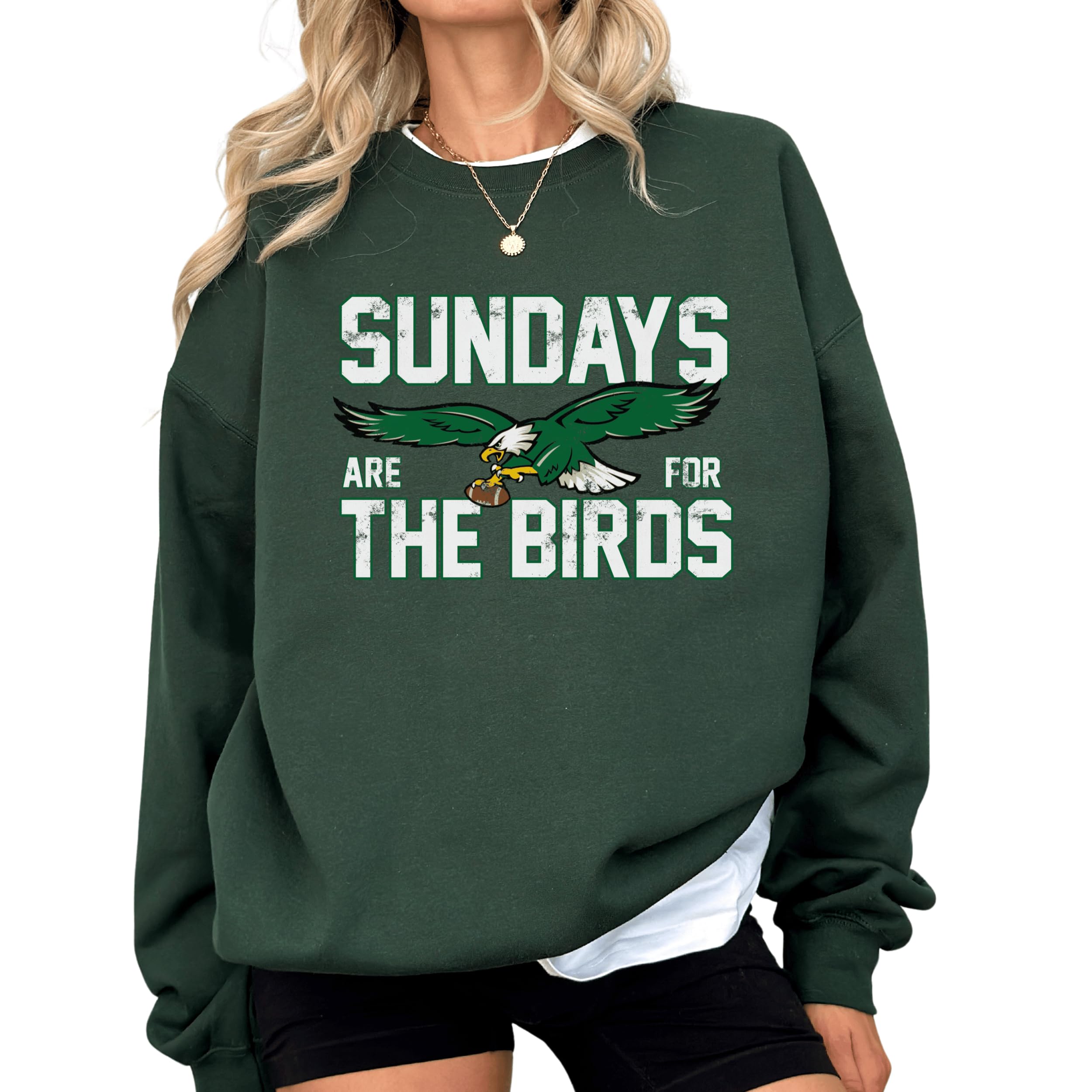 Daytee Sundays Are for the Birds Sweatshirt | Cozy Unisex Pullover | Game Day Ap