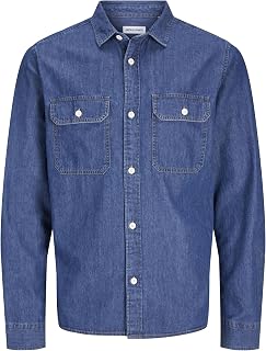 JACK & JONES Camisa vaquera para hombre Comfort Fit