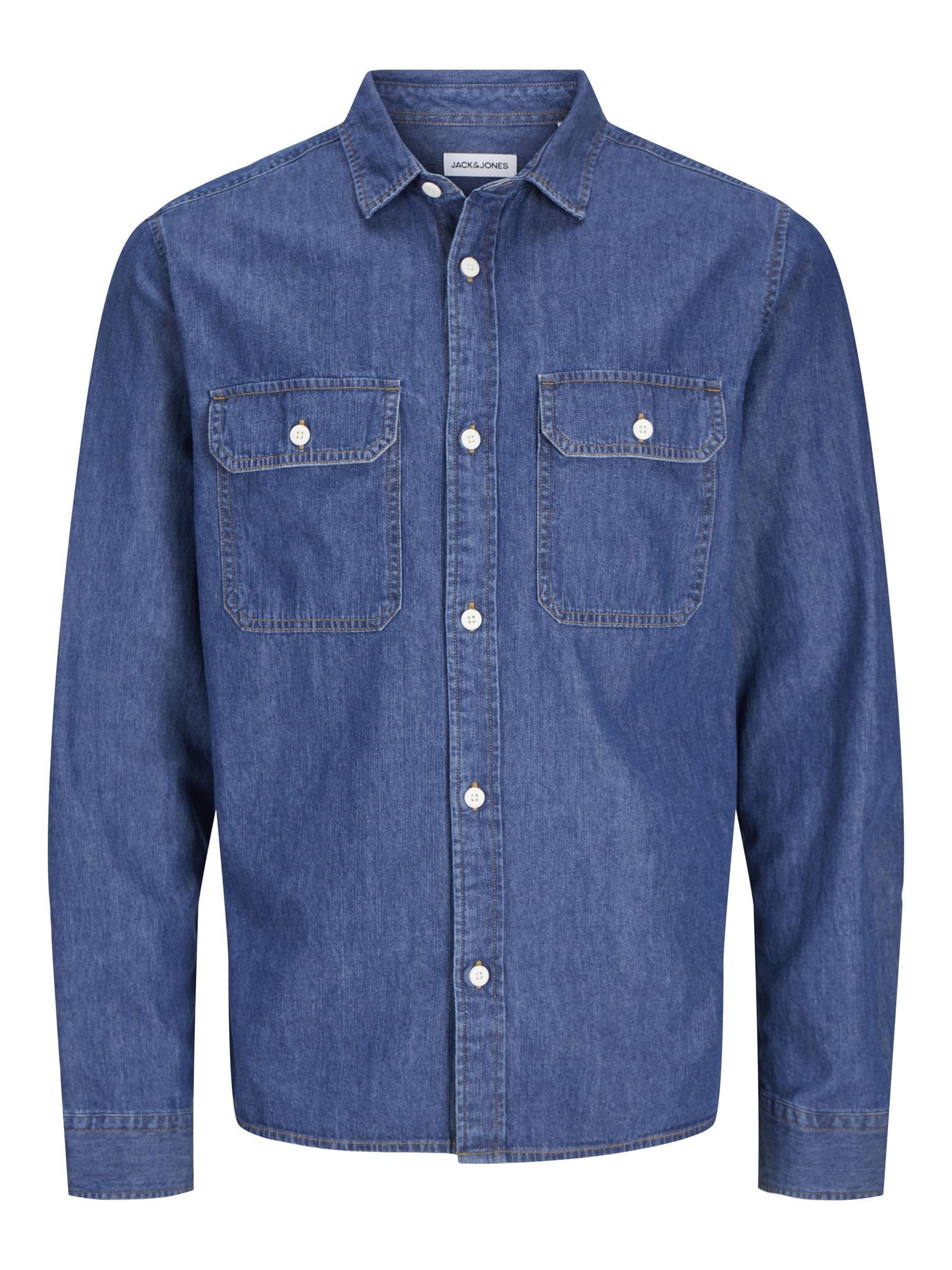 JACK & JONES Camisa vaquera para hombre Comfort Fit