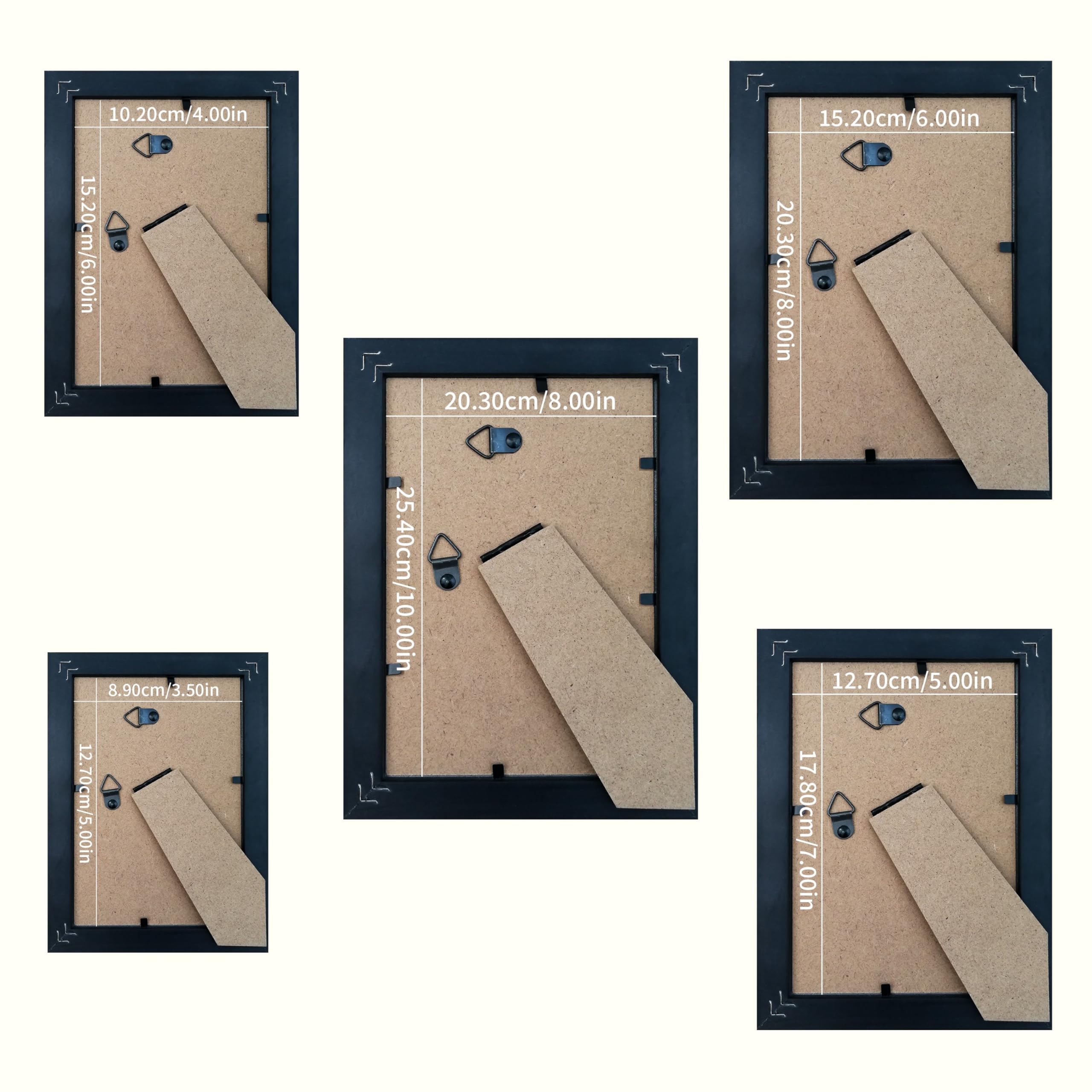 Graceful Diamond Picture Frame for Table and Wall - Modern Photo Holder for Home