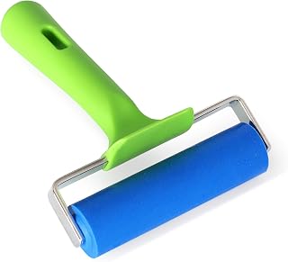 LifeGrip Rubber Brayer Roller -4 inch/10 cm Wide for Anti Slip Installation | Ideal for Car Sound Deadening, Mats, Deadener Insulation, Construction, Masonry, Stamping, Anti Skid, Wallpaper Installation
