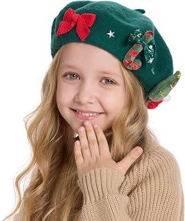 ZLYC Girls Classic Wool French Artist Hat