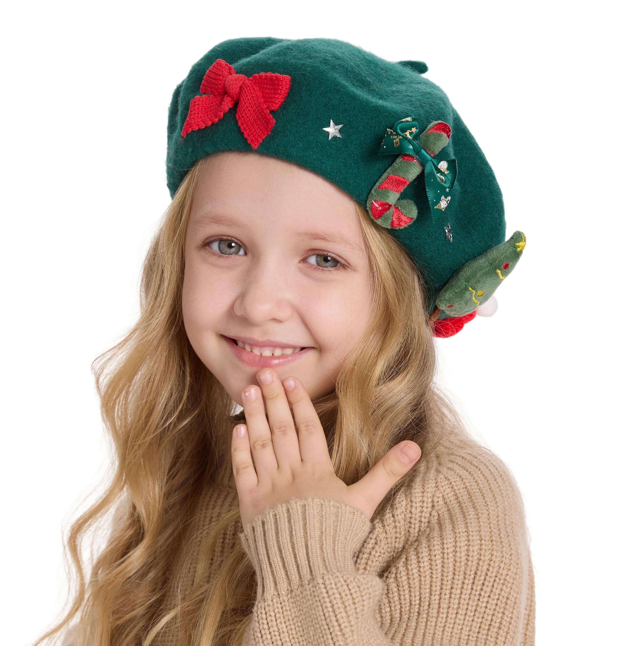 ZLYC Girls Classic Wool French Artist Hat