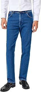 Wrangler - Men's Jeans - Authentic Straight Fit - Texas - Darkstone