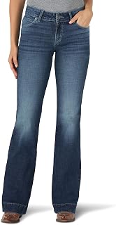 Wrangler Plus Retro Mae Women's Mid Waist Stretch Jeans with Boot Cut