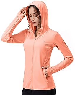 Soothfeel Women's UPF 50+ Sun Protection Shirt Hoodie Jacket Lightweight