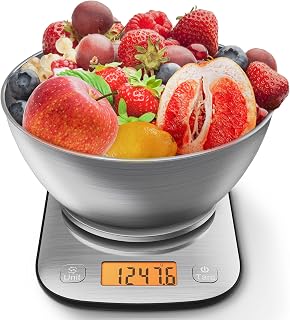 GRAM PRES Food Kitchen Scale Digital Weight Grams And Oz 11lb/0.01oz
