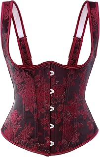 Scarlet Darkness Corsetto da donna, corpetto rinascimentale