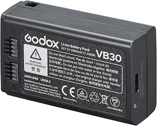 GODOX VB30 Battery for V100 V1Pro V1, Battery Replacement with USB C Port for V1ProC V1ProS V1ProN V1S V1C V1N V1F V1O V1P V100C V100N V100S V860III-S V860III-C V860III-N Camera Flash Speedlite