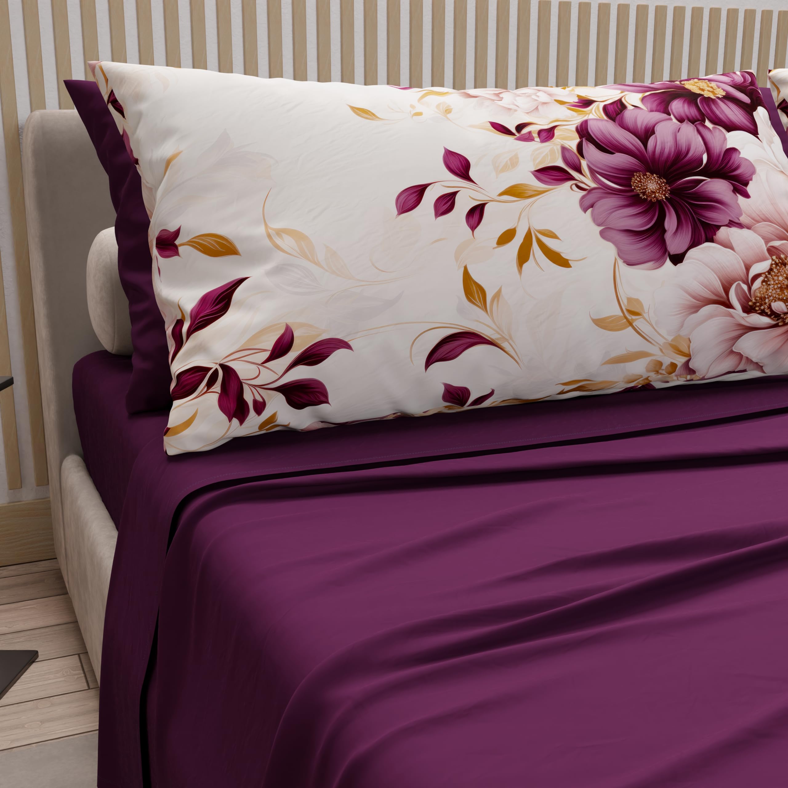 PETTI Artigiani Italiani - Cotton Sheets with Pillowcases in Digital Print, Doub
