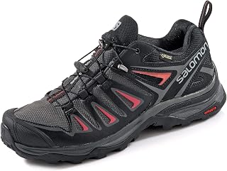 Salomon X Ultra 3 Gore-Tex (impermeabile) Donna Scarpe da trekking, Grigio (Magnet/Black/Mineral Red), 37 ⅓ EU