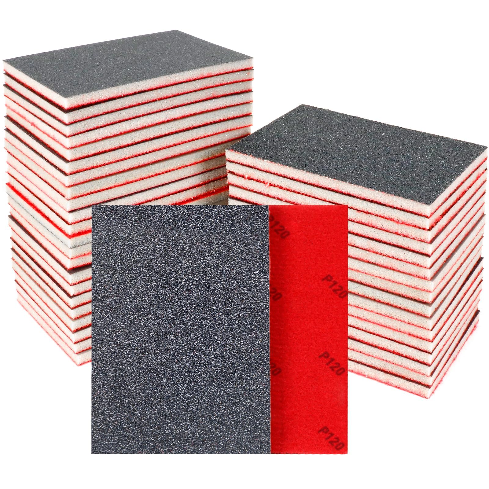 24 PCS Sanding Sponge Block 80-3000 Grit Wet Dry Sandpaper for Wood Metal | Sand