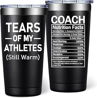 Coach Gifts for Men - Athletic Trainer Gifts - 20oz Coach Tumbler