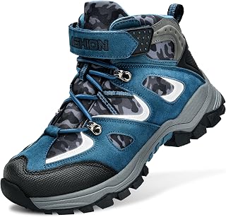 ASHION Winterschuhe Jungen Warme Kinder Trekking Schneestiefel
