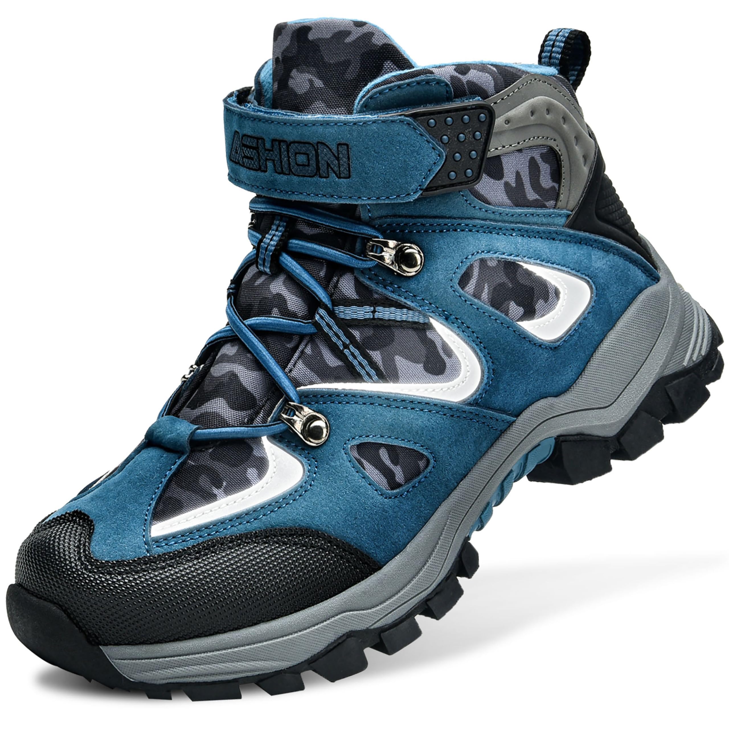 ASHION Winterschuhe Jungen Warme Kinder Trekking Schneestiefel