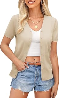 Grace Karin Women's Lightweight Long Sleeve Short Cardigan for Summer and Autumn, Fashion Clothing