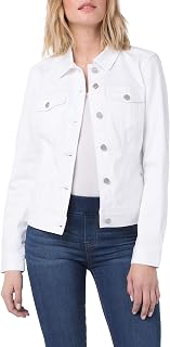 Liverpool Women's Classic Jean Jacket Bright White Medium