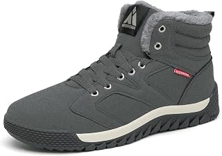 Mishansha Winter Boots Men Women Warm Non-Slip Snow Shoes Size 3-14 UK