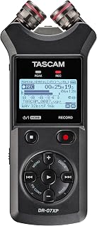 Tascam DR-07XP Portable 2 Channel Recorder with 32-Bit Float Resolution and USB Audio Interface