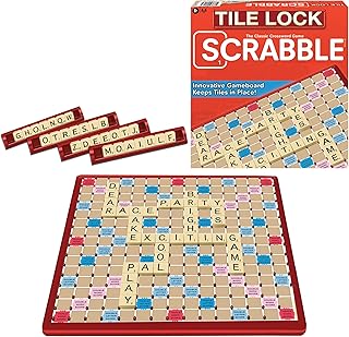 Winning Moves Tile Lock Scrabble Game | For 2 to 4 Players, Ages 8+