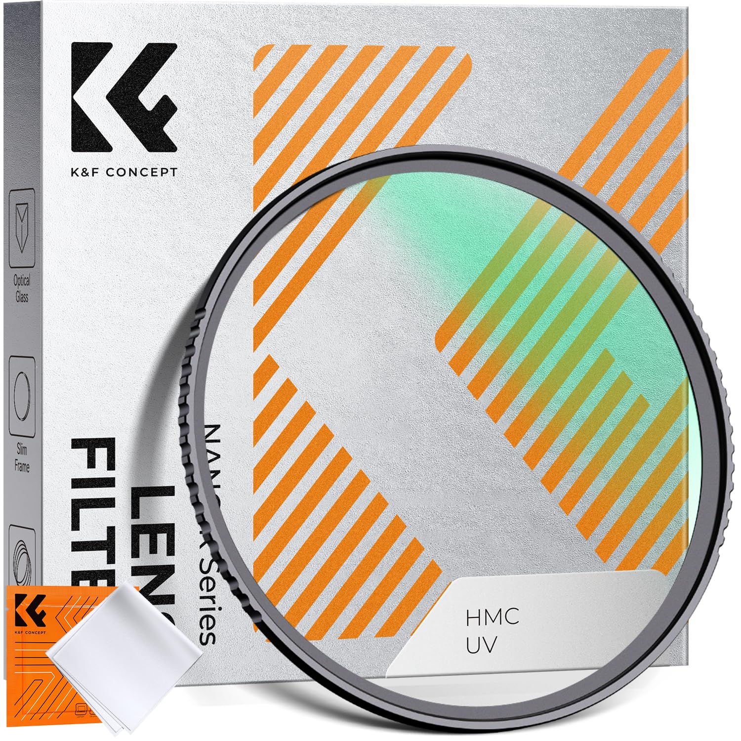 K&F CONCEPT 67mm MCUV Lens Protection Filter Ultra Slim 18 Multi-Coating | Optic