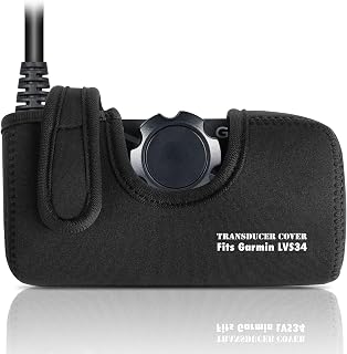 LUOKE Transducer Cover Compatible with Garmin Livescope Plus LVS34, Travel & Ice Fishing Protective Case for Live Scope Bundle - Prevents Scratches & Impact Damage