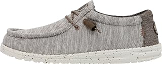 HEYDUDE Wally Stretch Mix Trainers Marrone da Uomo 40025-2AC
